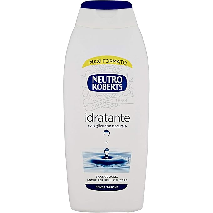 Neutro Roberts:"Idratante" Moisturizing Bath Foam with Natural Glycerin - 23.66 Fluid Ounces (700ml) Bottle [ Italian Import ]